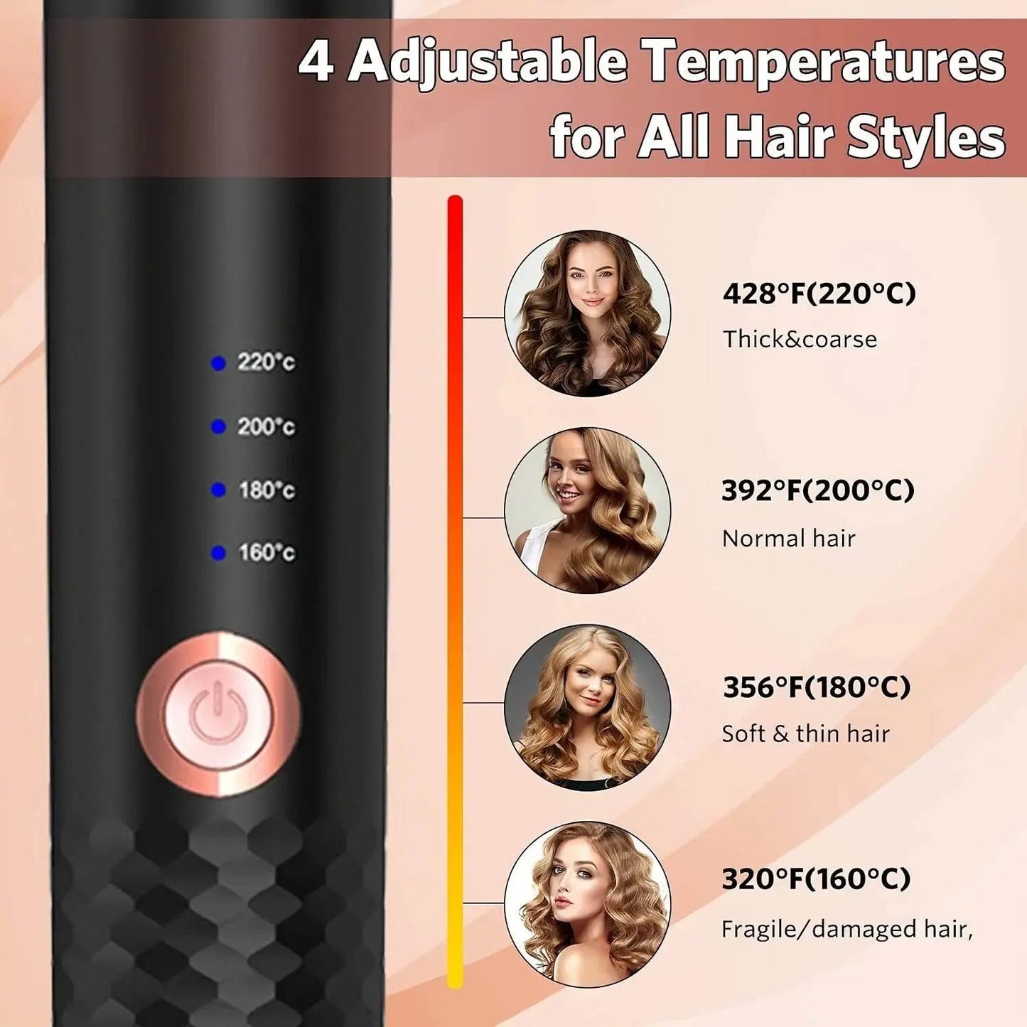 fer à friser automatique - éclat féminin