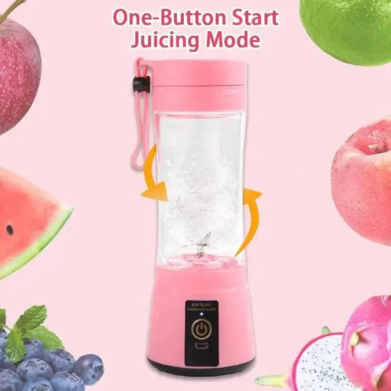 Capacité 380 ml, idéal pour smoothies et jus de fruits