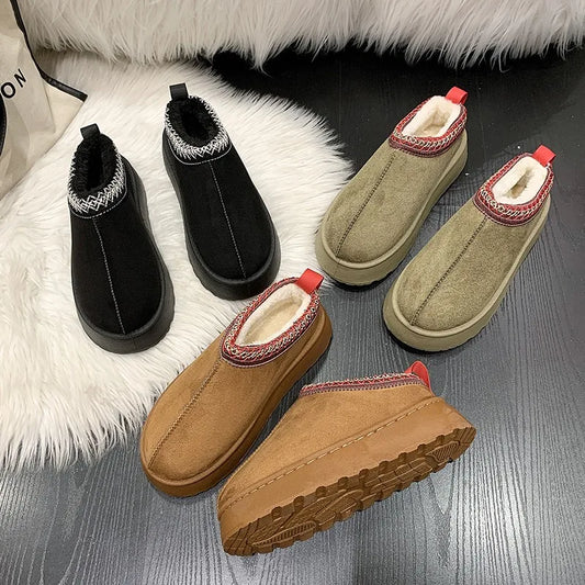 Pantoufles Hiver Femme Feslishoet – Chaussons Chauds en Peluche, Semelle Antidérapante, Mode et Confort Intérieur/Extérieur - éclat féminin