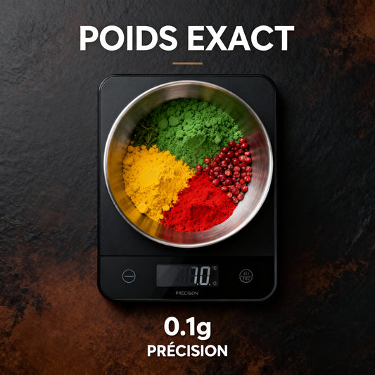 Balance de cuisine numérique portable – Acier inoxydable, 5/10 kg, affichage LED, haute précision, idéale pour cuisine et bijoux - éclat féminin