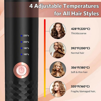 fer à friser automatique - éclat féminin