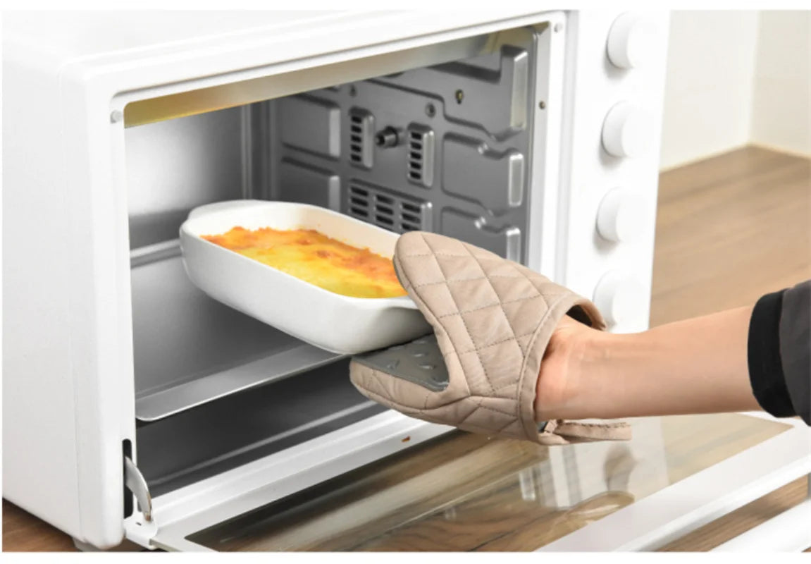 Gants de Cuisine en Silicone Anti-Brûlure - Gants de Four Multi-Usages en Forme de Poisson - éclat féminin