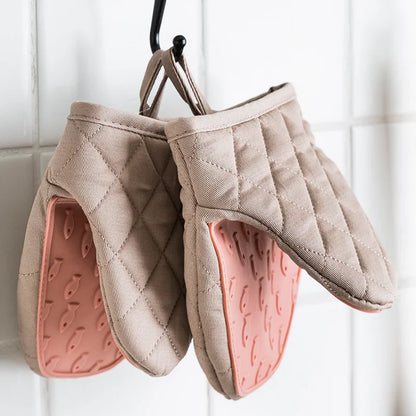 Gants de Cuisine en Silicone Anti-Brûlure - Gants de Four Multi-Usages en Forme de Poisson - éclat féminin