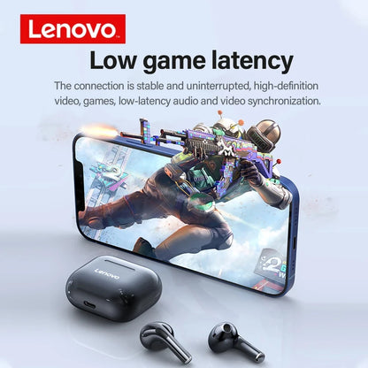 Écouteurs Lenovo LP40 Pro/LP40 TWS Sans fil Bluetooth 5.1 Sport Réduction du bruit Écouteurs à commande tactile - éclat féminin