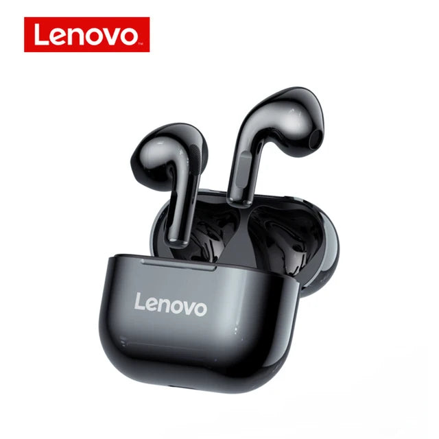 Écouteurs Lenovo LP40 Pro/LP40 TWS Sans fil Bluetooth 5.1 Sport Réduction du bruit Écouteurs à commande tactile - éclat féminin