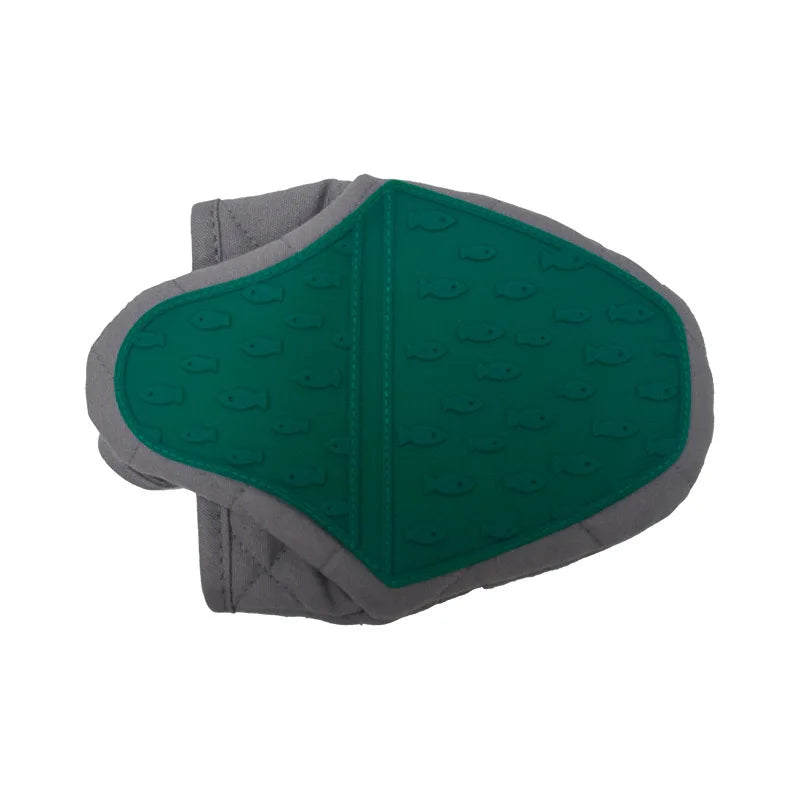 Gants de Cuisine en Silicone Anti-Brûlure - Gants de Four Multi-Usages en Forme de Poisson - éclat féminin