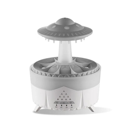 Machine de diffusion d'arôme/humidificateur de gouttes de pluie rotatif, synchronisation intelligente, mise hors tension automatique, parapluies conçus pour la maison et les hôtels - éclat féminin