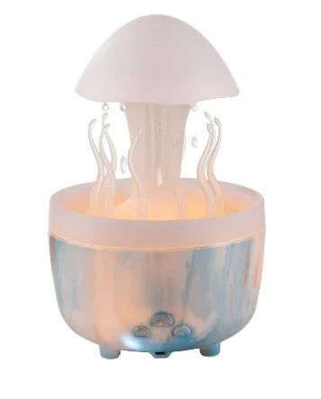 Machine de diffusion d'arôme/humidificateur de gouttes de pluie rotatif, synchronisation intelligente, mise hors tension automatique, parapluies conçus pour la maison et les hôtels - éclat féminin